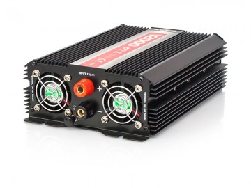 Omvormer Vrachtwagen - 24 Volt naar 230 Volt - 1000 Watt - Zwart