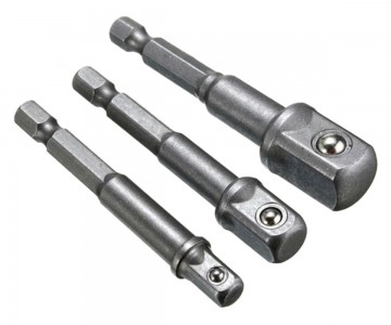 Bit adapter set - 3 stuks - Verschillende maten