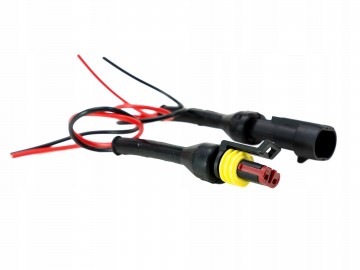 IP67 connector set - 20cm kabel - 12 tot 24 Volt - 2 pin superseal - Nu verkrijgbaar bij Prolech.nl