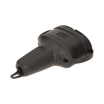 DUO Stekker rubber - Met penaarde - Waterdicht - 230V