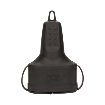 DUO Stekker rubber - Met penaarde - Waterdicht - 230V