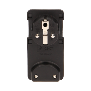 Platte stekker - 230V - 90 graden