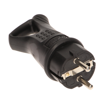 Stekker rubber waterdicht - 230V - Premium Orno