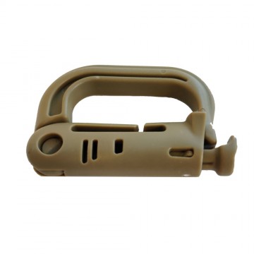 Karabijnhaak / Outdoor - bruin