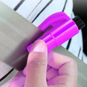 Veiligheidssleutelhanger - 3 in 1 - Paars