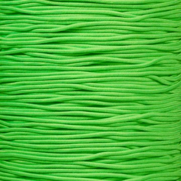3mm Elastisch Touw - Neon groen - 50 meter op rol