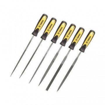 Naaldvijlen set - 140 x 3mm - 6 stuks