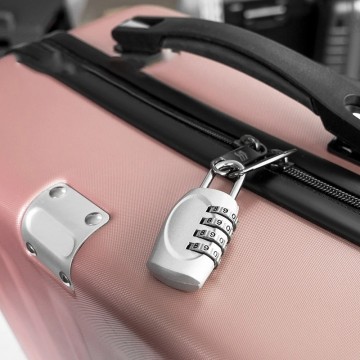 Hangslot met cijfercode - 40mm - 4 cijfers - Zwart