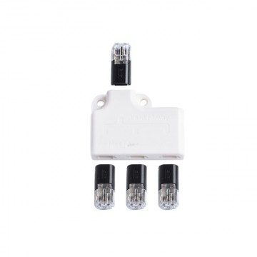 Quick kabel splitter - 1 naar 3 - 12V