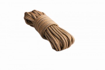 6MM PPM - Grey Honey - 10 meter - #609- dubbel gevlochten