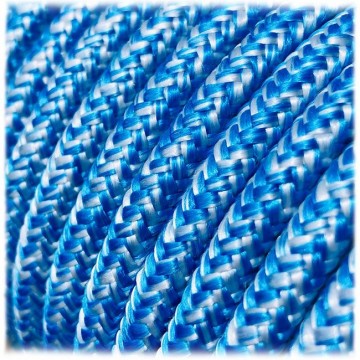 6MM PPM - Blue Sweater - 10 meter - #629 - dubbel gevlochten