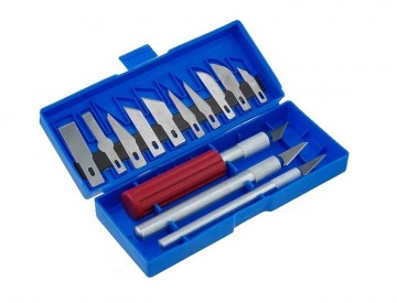 16 delige scalpel set - professionele modelleermessen