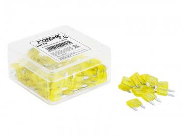 Mini Steekzekering 20A - Geel 10 stuks