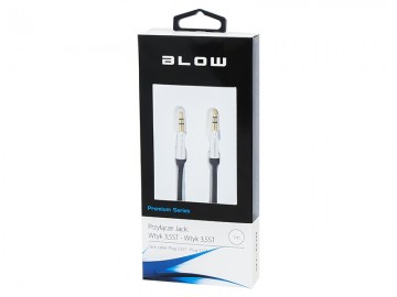 3,5 inch Jack naar 3,5 inch Jack Kabel 1 meter - Zwart Premium