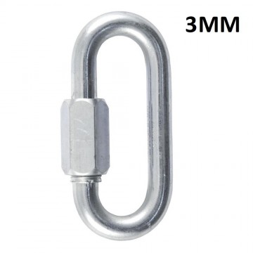 Quick link - 3 mm - gegalvaniseerd - schroef lock