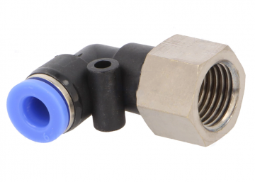 Haakse inschroef insteekkoppeling 10 x R1/4