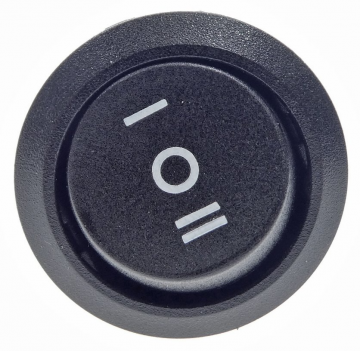 Push schakelaar - ON/OFF/ON - 250V - 10A