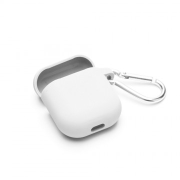 Airpods siliconen bescherm hoesje - Wit