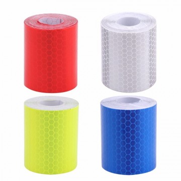 Reflecterende tape - FLUO GEEL - 3 meter rol - 5cm breed