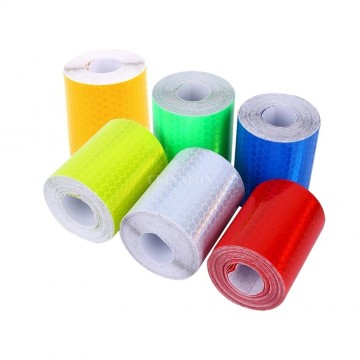 Reflecterende tape - ORANJE - 3 meter rol - 5cm breed