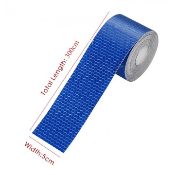 Reflecterende tape - BLAUW - 3 meter rol - 5cm breed
