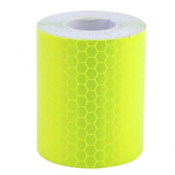 Reflecterende tape - FLUO GEEL - 1 meter x 5 cm 