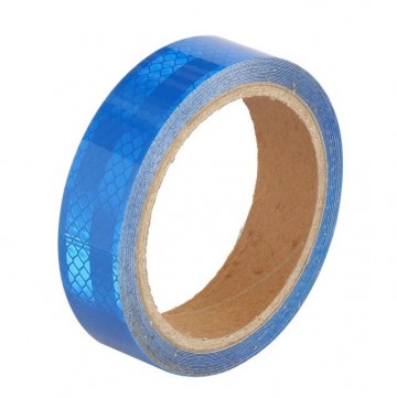 Reflecterende tape - BLAUW - 10 meter - 25mm