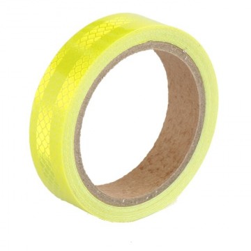 Reflecterende tape - GEEL - 3 meter - 25mm