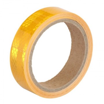 Reflecterende tape - ORANJE - 3 meter - 25mm