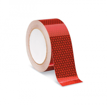 Reflecterende Tape Rood - Rol 50 meter - gecertificeerd ECE R104