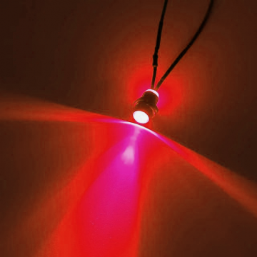 Mini LED spotverlichting - Rood - 10mm - 12/24V