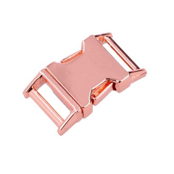 Paracord metalen buckle / sluiting - Rose Gold breed