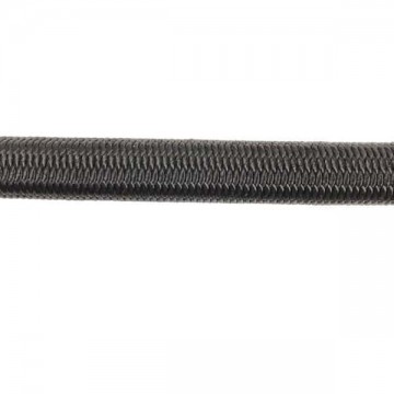3mm Elastisch Touw - Zwart - 100 meter op rol