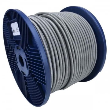 3mm Elastisch Touw - Grijs - 100 meter op rol
