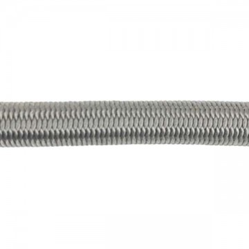 3mm Elastisch Touw - Grijs - 100 meter op rol