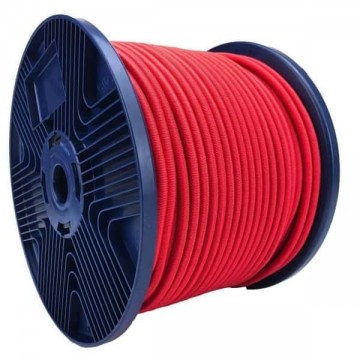4mm Elastisch Touw - Rood - 100 meter op rol