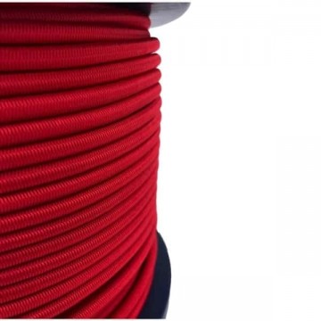 4mm Elastisch Touw - Rood - 100 meter op rol