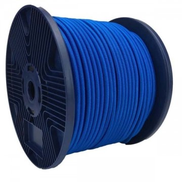 4mm Elastisch Touw - Blauw - 100 meter op rol