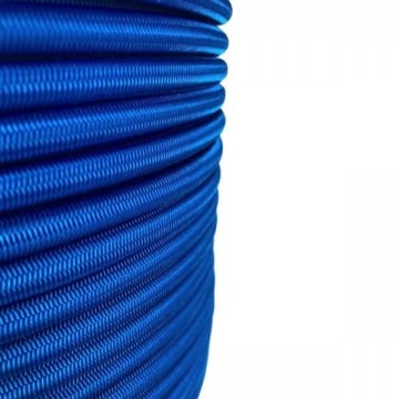 4mm Elastisch Touw - Blauw - 100 meter op rol