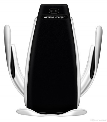 S5 wireless charger car phone holder 360 rotation automatic infrared sensor qi car air vent mount mobile phone bracket stand11