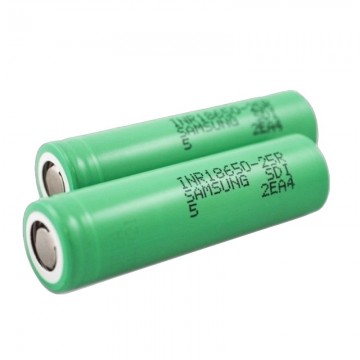 18650 soldeer batterij - 2500mAh - Samsung