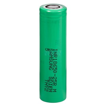18650 soldeer batterij - 2500mAh - Samsung