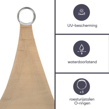 Schaduwdoek driehoek 3 0