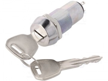 Schakelaar met sleutel - Ø19mm / 50mm - ON-ON