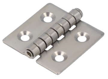 Scharnier - 40x40mm - RVS A2 - Max. 90 graden 