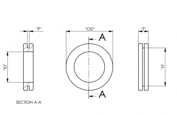 Rubberen doorvoertule - kabeldoorvoer - 12mm - Per stuk