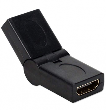 HDMI naar HDMI koppelstuk- 180 graden