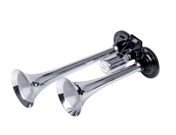 Dubbele claxon - 2 tonen - 12/24V - 118dB