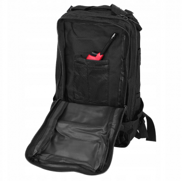 Survival rugzak - 26 liter - MOLLE systeem - Zwart