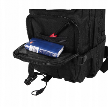 Survival rugzak - 26 liter - MOLLE systeem - Zwart